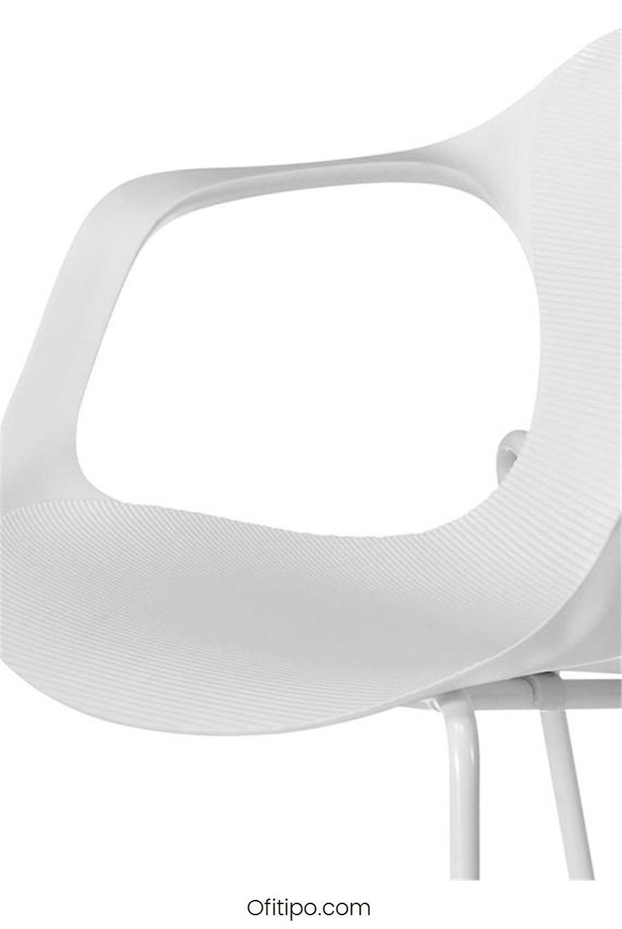 Silla de recepción Rimo blanca ofitipo 5