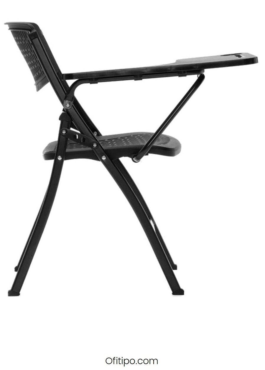 Silla de recepción Semu con pala negra ofitipo 2