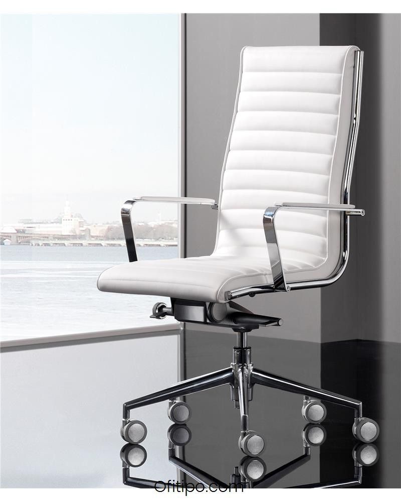 Silla de despacho blanca ofitipo 6