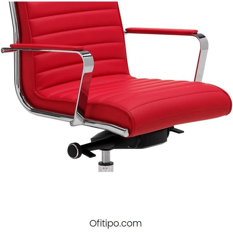 Silla de despacho roja ofitipo 9