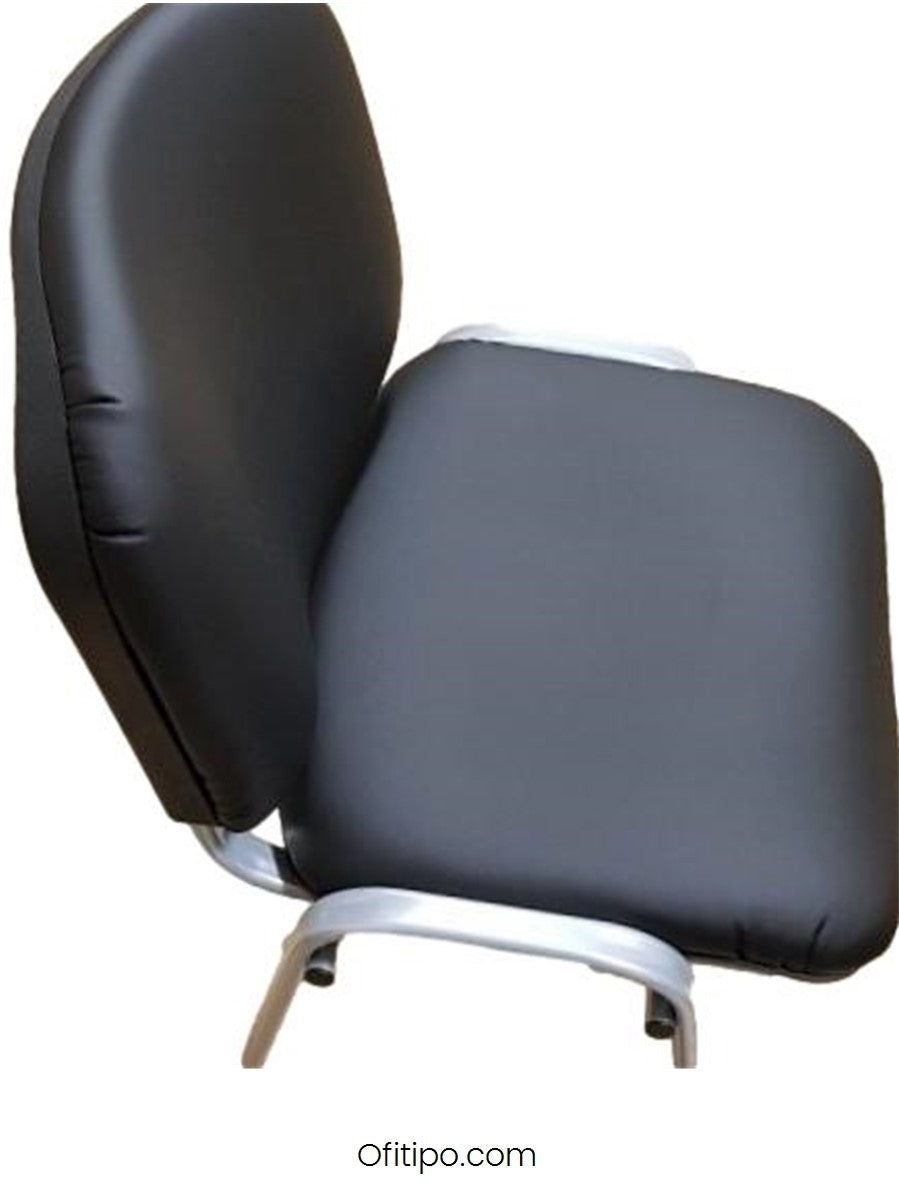 Silla de espera Lite polipiel detalle - Ofitipo