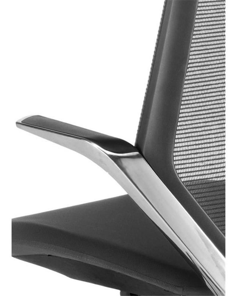 Silla de despacho Kieo alta negra ofitipo 4