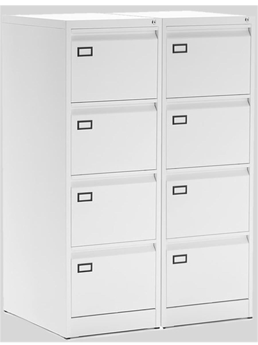 Archivador de oficina blanco 4 cajones Veneur, ofitipo 7