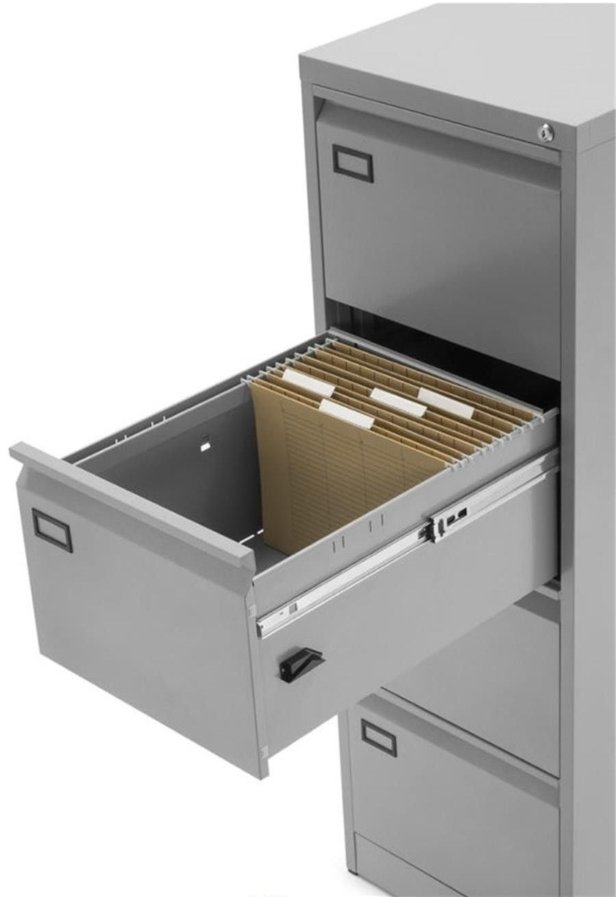 Archivador de oficina gris cajón abierto Veneur, ofitipo 3