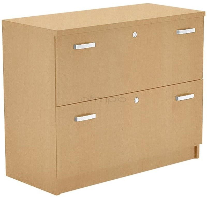 Armario archivador de madera bajo Emese - 1