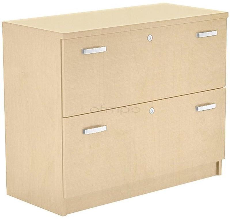 Armario archivador de madera bajo Emese ofitipo 10