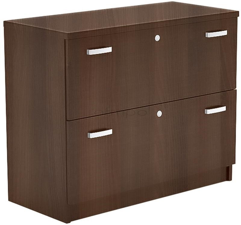 Armario archivador de madera bajo Emese ofitipo 4