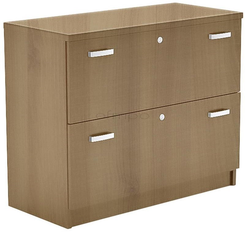 Armario archivador de madera bajo Emese ofitipo 5