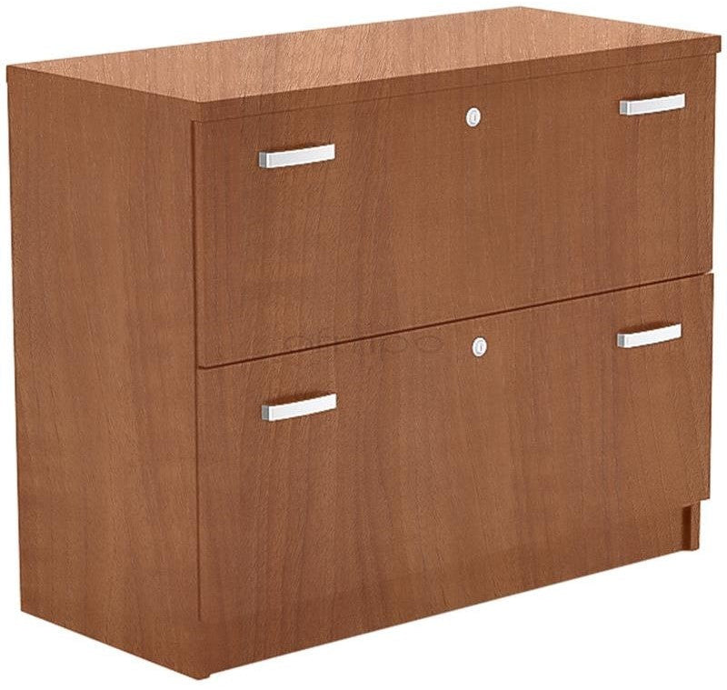 Armario archivador de madera bajo Emese ofitipo 9