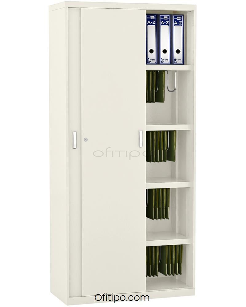 Armario metalico alto Arti con puertas correderas ofitipo 2