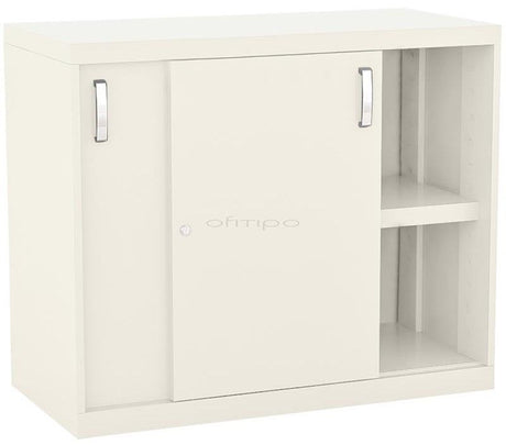 Armario metálico bajo Arti con puertas correderas ofitipo 2