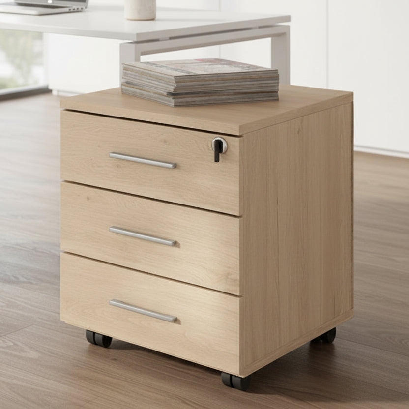 Cajonera de madera de 3 cajones Ultot - Ofitipo 1