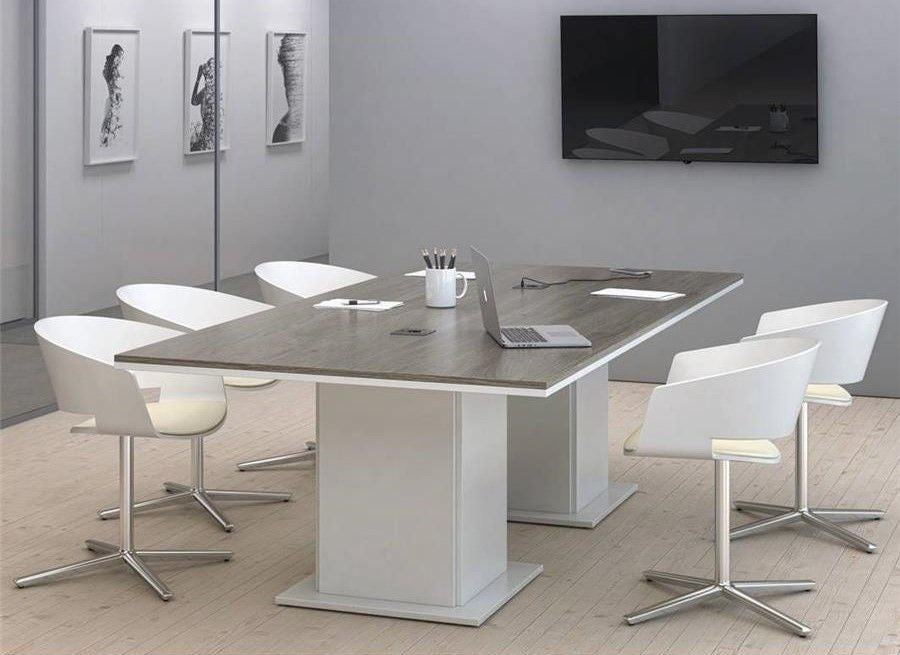 Mesa de reunión Eslem rectangular ofitipo 1