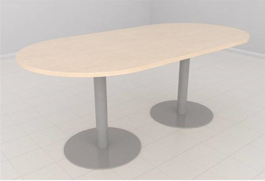 Mesa de reunión Poms ovalada ofitipo 4