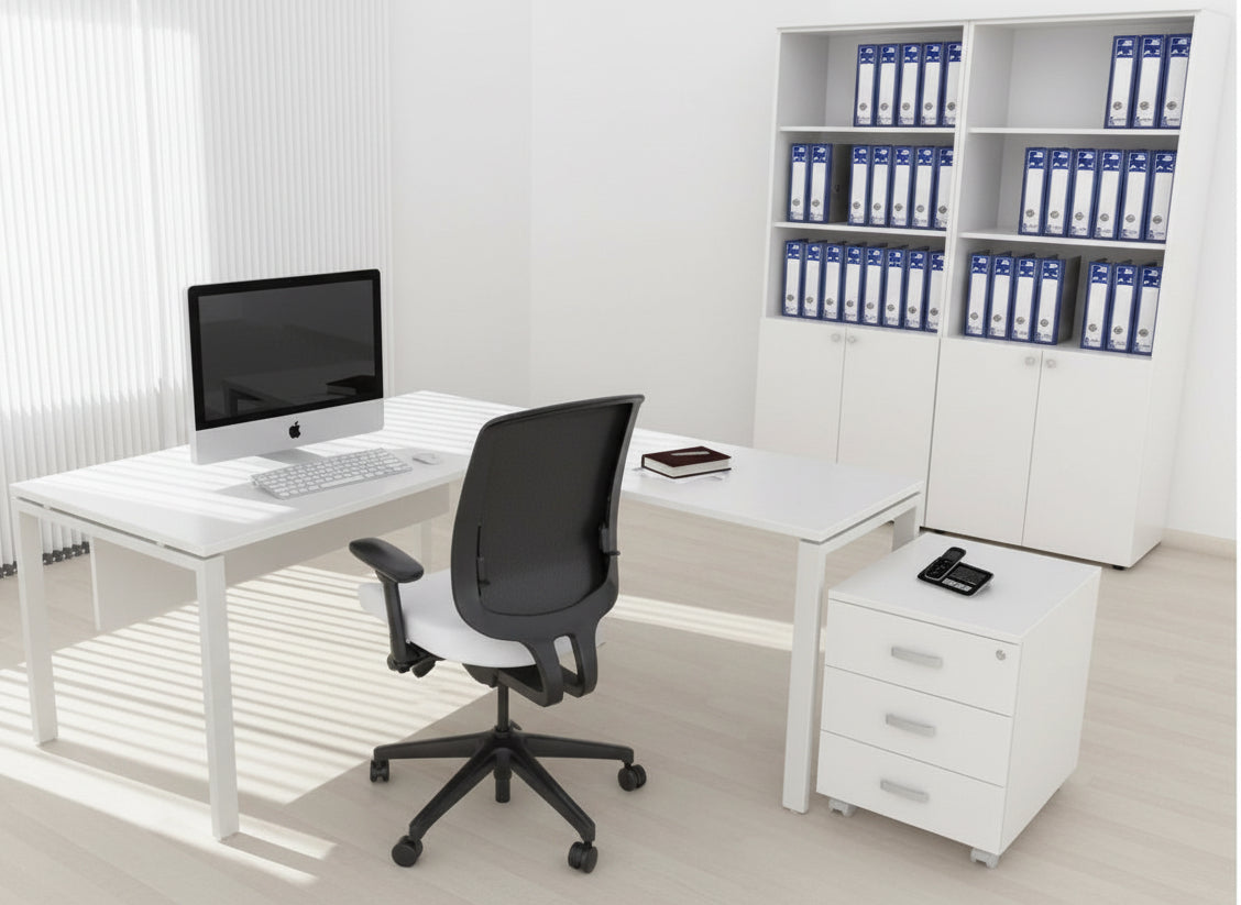 Mesa oficina operativa Eupor en L ofitipo 2