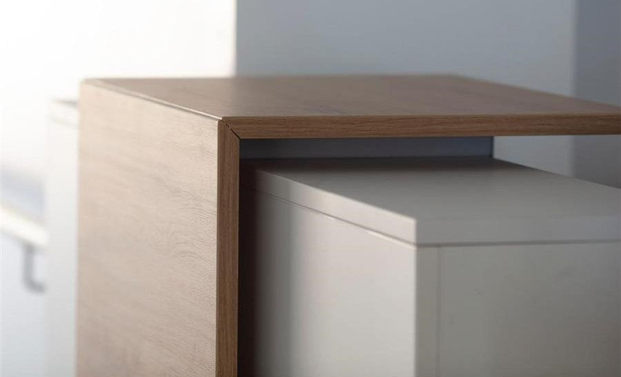 Mostrador de esquina Lintacen Ofitipo 4