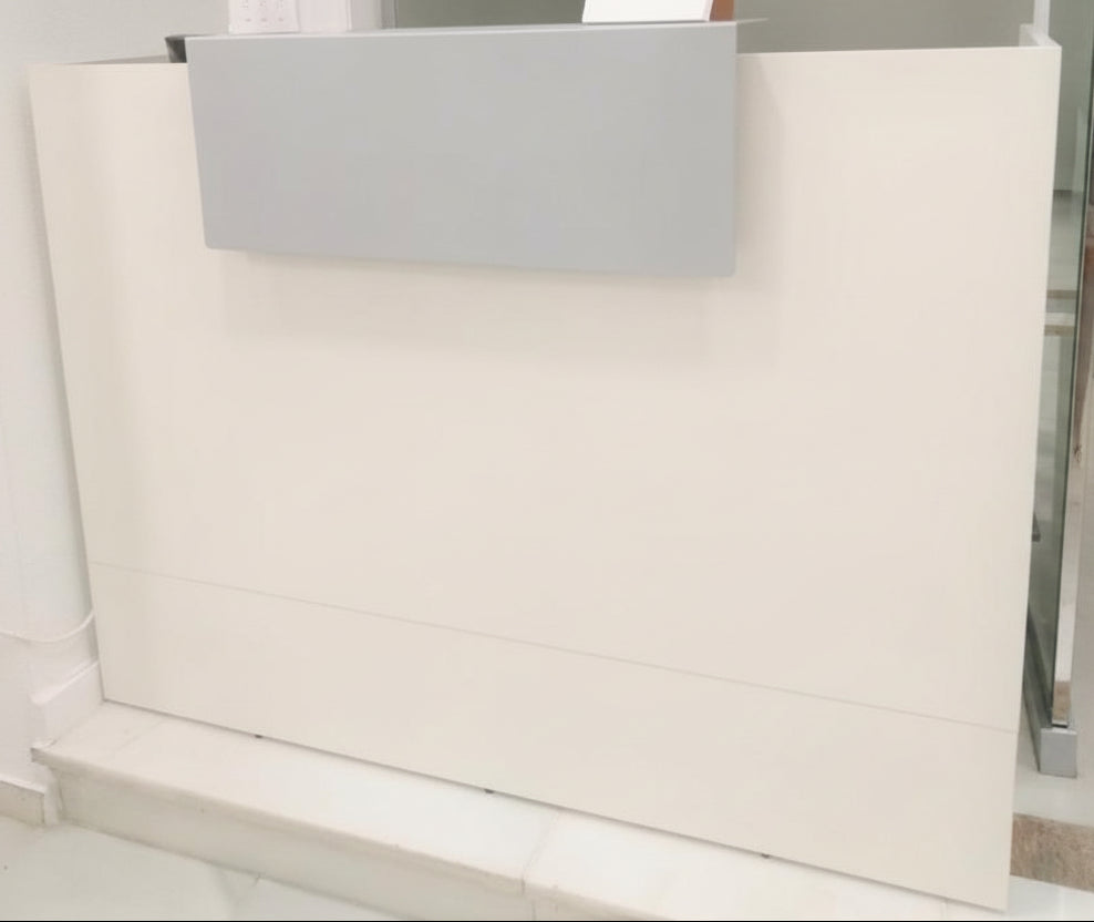 Mostrador de recepción Mester blanco, gris o antracita ofitipo 5