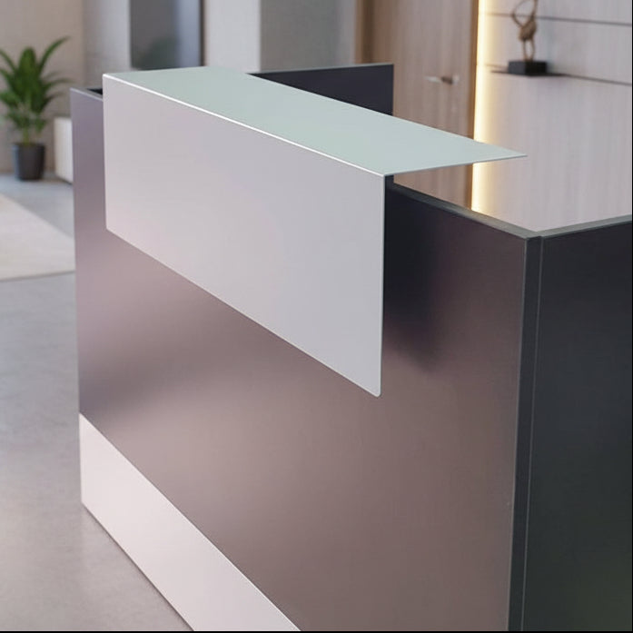 Mostrador de recepción Mester blanco, gris o antracita ofitipo 6