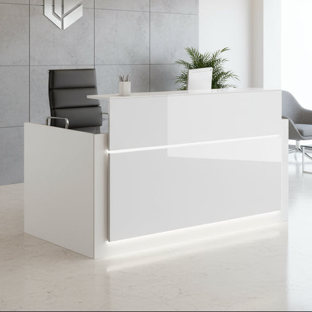 Mostrador de recepción Trento Brillo ofitipo 5