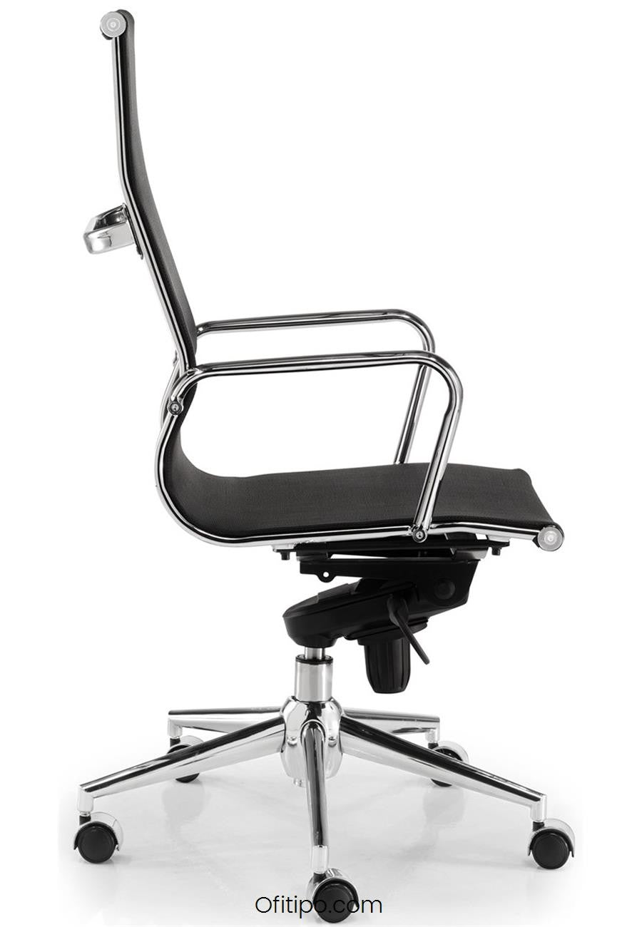 Silla de despacho Berlin alta negra ofitipo 4