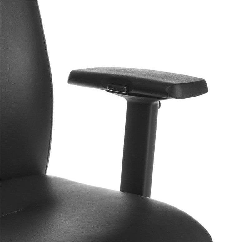 Silla de despacho Ledek negro piel ofitipo 8