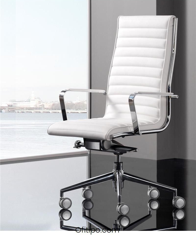 Silla de despacho blanca ofitipo 6
