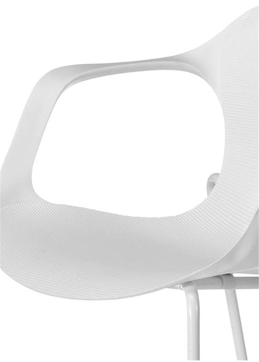 Silla de recepción Bari blanca ofitipo 5