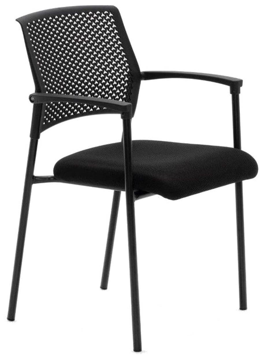 Silla de recepción Manila negra ofitipo 1