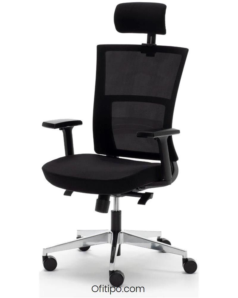 Silla de trabajo Atlanta negra ofitipo 1