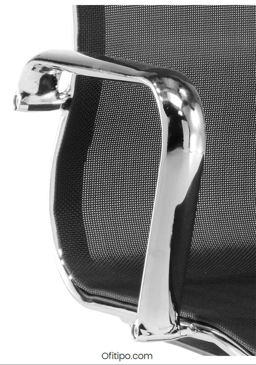 Silla de trabaj oBerlin negra ofitipo 6