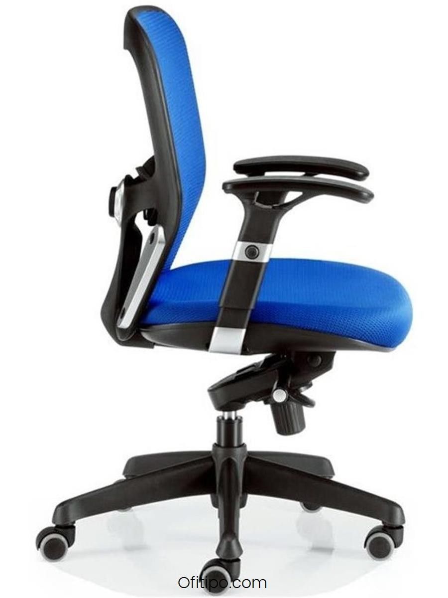 Silla de trabajo Boston azul ofitipo 4