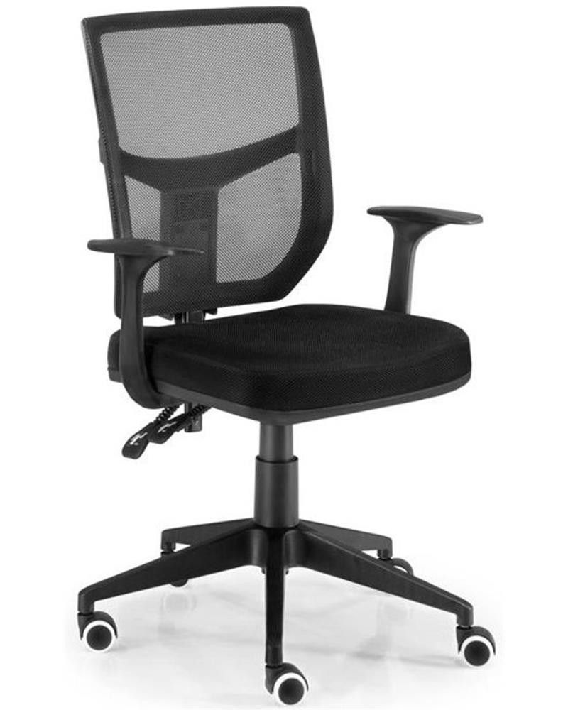 Silla de trabajo Roma negra ofitipo 1