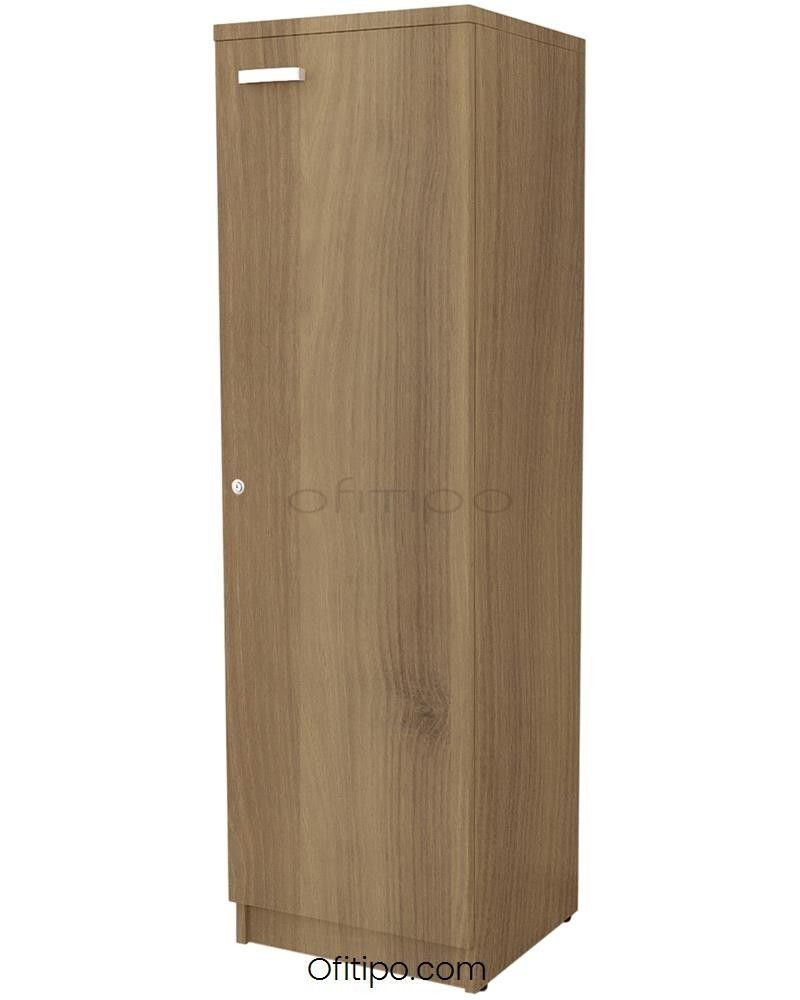 Armario de madera mediano Emese estrecho con puerta - Ofitipo