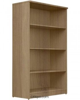 Armario estantería de madera mediano Emese sin puertas ofitipo 1