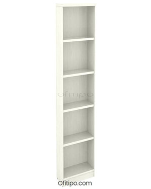 Armario de madera alto Emese estrecho sin puerta