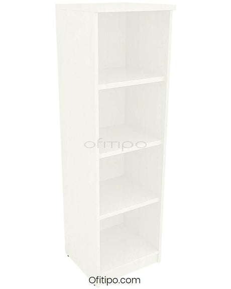 Armario de madera mediano Emese estrecho sin puerta