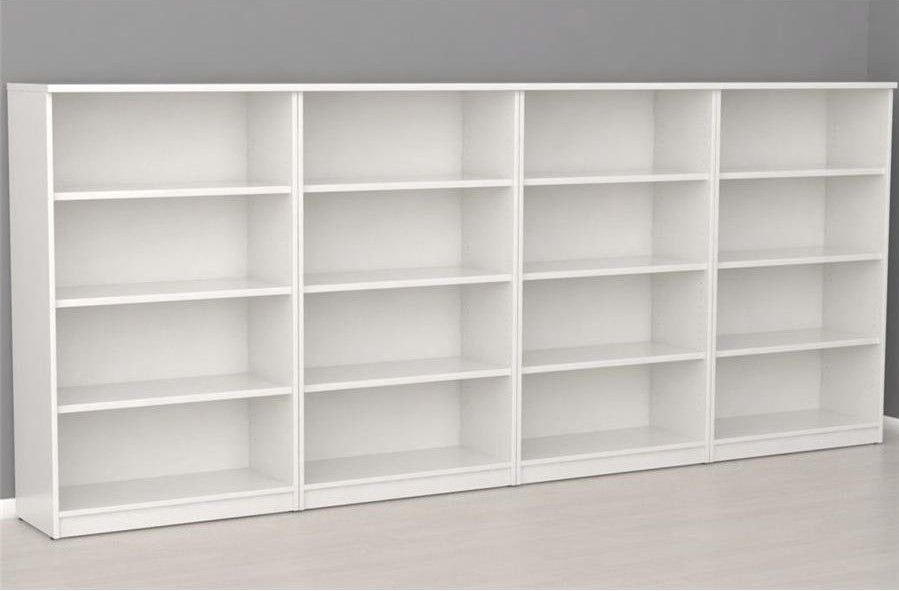 Armario estantería de madera mediano Emese sin puertas ofitipo 2