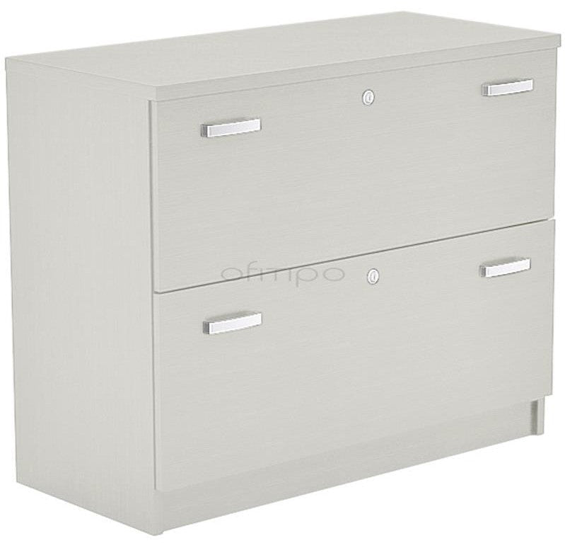 Armario archivador de madera bajo Emese ofitipo 13