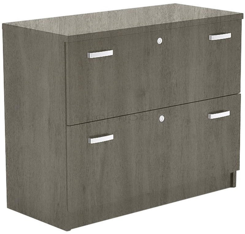 Armario archivador de madera bajo Emese ofitipo 3