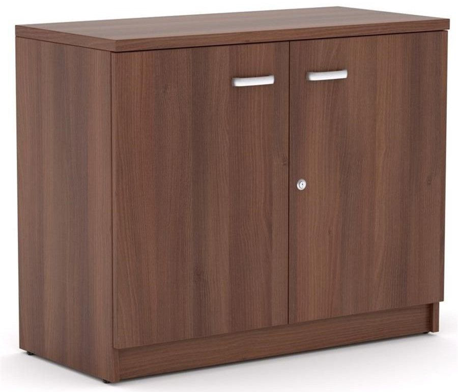 Armario de madera bajo Emese con puertas ofitipo 1