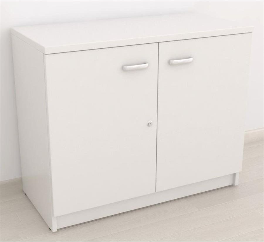 Armario de madera bajo Emese con puertas ofitipo 2