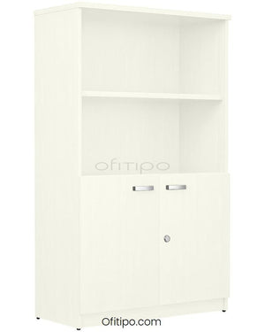 Armario de madera mediano Emese con puertas bajas ofitipo 2