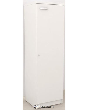 Armario de madera mediano Emese estrecho con puerta ofitipo 1