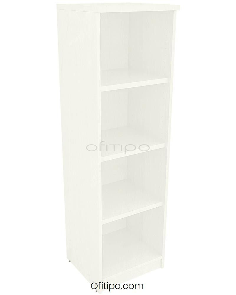 Armario de madera mediano Emese estrecho sin puerta ofitipo 2