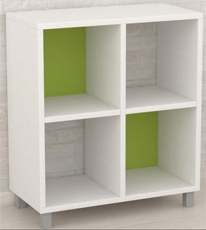 Armario estantería bajo Dasat 4 celdas cuadrado ofitipo 1