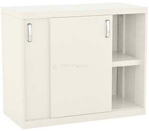 Armario metálico bajo Arti con puertas correderas ofitipo 2