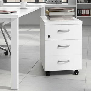 Cajonera madera Mored blanco