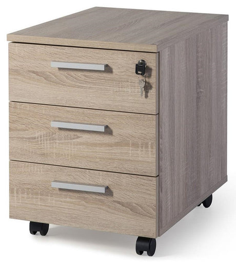 Cajonera de madera de 3 cajones Garbo ofitipo 1