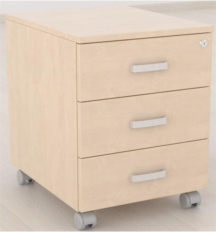 Cajonera de madera de 3 cajones Macac - Ofitipo 6