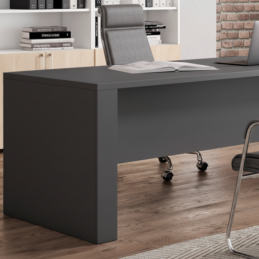 Mesa despacho  oficina Gabok antracita